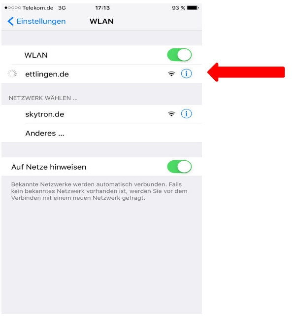 Kostenloses WLAN Ettlingen einrichten