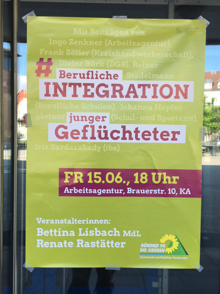 Integration junger Geflüchteter in Arbeit